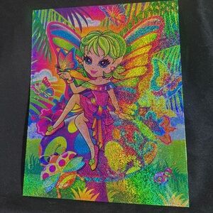 VTG, Y2K, Lisa Frank Holographic Fairy “Layla” pocket folder
